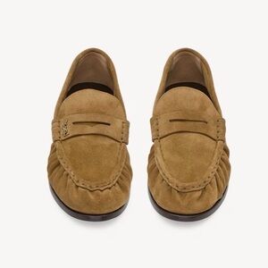 Saint Laurent LE LOAFER SUPPLE in suede Cognac color Sz 39.5